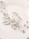 Simple Fairy Beauty Tiara Delicate Handmade Flower Side Clip Bride Wedding Dress Hairpin