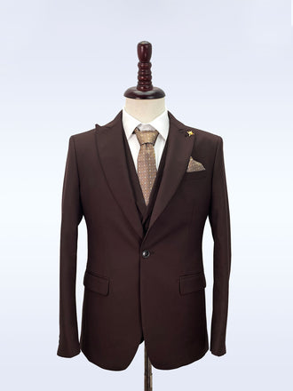 Chiocolate Casual Men's Suit Slim Fit Single Breasted 2 Piece Business Tuxedos CN513