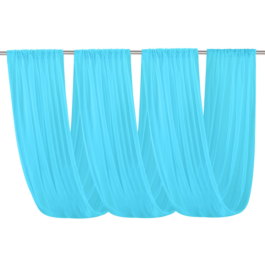 Indoor Wedding Ceremony Curtains Roof Decoration 100D Chiffon Wedding Ceiling Decoration,, HCP49