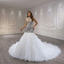 ChicSew Sleeveless Mermaid Ball Gown Wedding Dress With Rhinestone