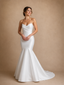 ChicSew Classy Elegant Satin Sweetheart Mermaid Sleeveless Long Wedding Dresses