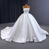 ChicSew Strapless A-Line Lace Appliques Wedding Dress