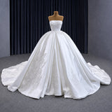 ChicSew Strapless A-Line Lace Appliques Wedding Dress