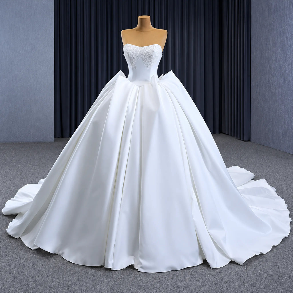 ChicSew Luxurious Strapless A-Line Wedding Dress