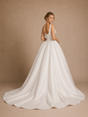 ChicSew Elegant Spaghetti Straps Satin A-Line Floor-Length Wedding Dress
