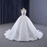 ChicSew Luxurious Beaded Ball Gown Wedding Dress