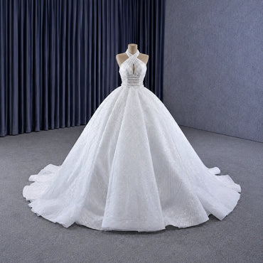ChicSew Luxurious Beaded Ball Gown Wedding Dress