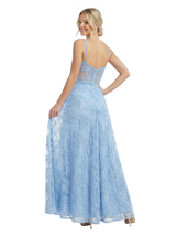 ChicSew Beautiful Lace Corset See Through A-Line Floor Length Prom Dress