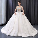 ChicSew Luxurious Beaded A-Line Wedding Dress