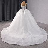 ChicSew Luxurious Beaded A-Line Wedding Dress