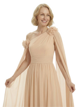 Chicsew Stylish Modern Long Sleeves Mother of The Bride A-Line Chiffon