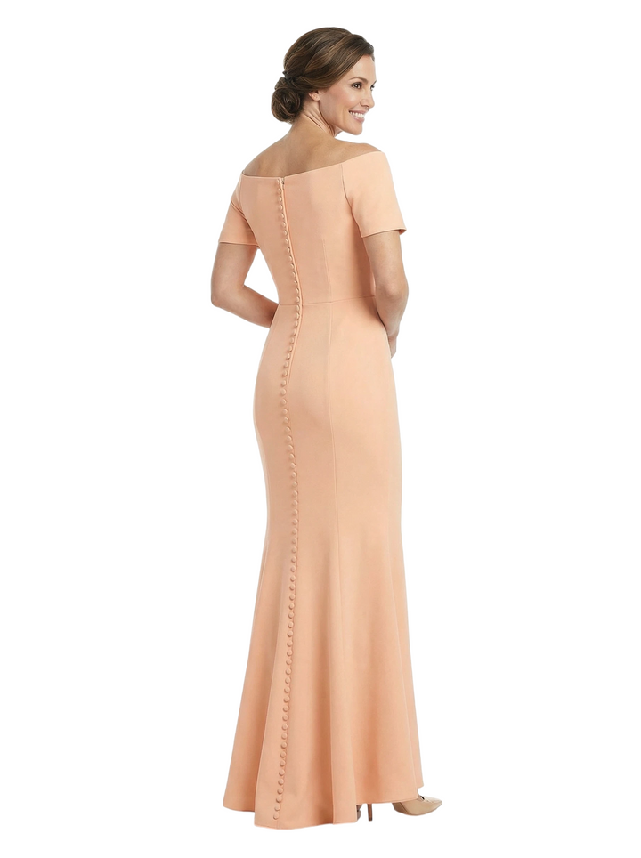 Chicsew Off Shoulder Mother Of The Groom Dress Mermaid Fishtail Evening Gown