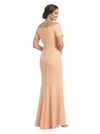 Chicsew Off Shoulder Mother Of The Groom Dress Mermaid Fishtail Evening Gown