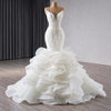 ChicSew Strapless V-Neck Beaded Ball Gown Wedding Dress