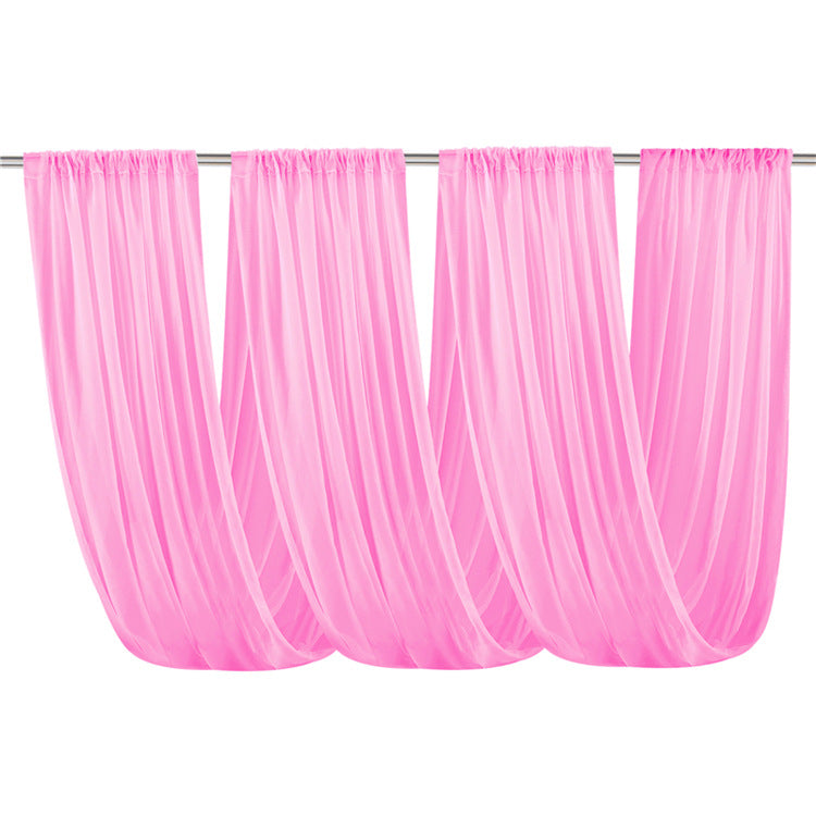 Indoor Wedding Ceremony Curtains Roof Decoration 100D Chiffon Wedding Ceiling Decoration,, HCP49