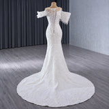 ChicSew Luxurious Lace Appliques Beaded Ball Gown Wedding Dress