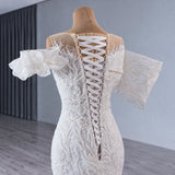 ChicSew Luxurious Lace Appliques Beaded Ball Gown Wedding Dress