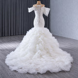 ChicSew Luxurious Lace Appliques Beaded Ball Gown Wedding Dress