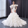ChicSew Luxurious Lace Appliques Beaded Ball Gown Wedding Dress