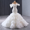 ChicSew Luxurious Lace Appliques Beaded Ball Gown Wedding Dress