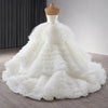 ChicSew Strapless Tulle Ball Gown Wedding Dress