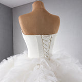 ChicSew Strapless Tulle Ball Gown Wedding Dress