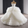 ChicSew Strapless Tulle Ball Gown Wedding Dress