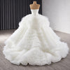 ChicSew Strapless Tulle Ball Gown Wedding Dress