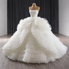 ChicSew Strapless Tulle Ball Gown Wedding Dress