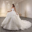 ChicSew Strapless Tulle Ball Gown Wedding Dress