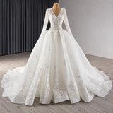 ChicSew Tulle Lace Appliques A-Line Wedding Dress