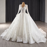 ChicSew Tulle Lace Appliques A-Line Wedding Dress