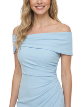 Chicsew Pretty Asymmetrical Crepe Midi Sheath Gown Formal Mother Of The Groom Dresses