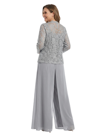 ChicSew Unique Mother Of The Bride Dresses With Lace Jacket PantSuits Formal Gown