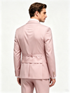 Classic 1 Piece pink Men's Suit with Regular Fit and Sophisticated Peak Lapel