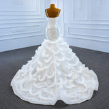 ChicSew Luxurious Spaghetti Straps Ball Gown Wedding Dress