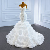 ChicSew Luxurious Spaghetti Straps Ball Gown Wedding Dress