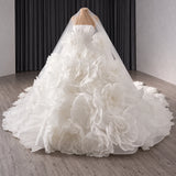 ChicSew Strapless Tulle Ball Gown Wedding Dress