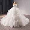 ChicSew Strapless Tulle Ball Gown Wedding Dress