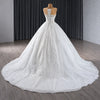 ChicSew Luxurious Tulle Beaded A-Line Wedding Dress