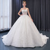 ChicSew Luxurious Tulle Beaded A-Line Wedding Dress