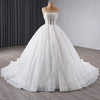 ChicSew Luxurious Tulle Beaded A-Line Wedding Dress
