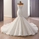 ChicSew Luxurious Strapless Mermaid Wedding Dresses