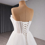 ChicSew Luxurious Strapless Wedding Dresses With Boning
