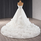 ChicSew Luxurious Strapless Wedding Dresses With Boning