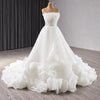 ChicSew Luxurious Strapless Wedding Dresses With Boning