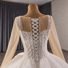 ChicSew Luxurious Illusion Beaded Tulle Wedding Dresses