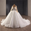 ChicSew Luxurious Illusion Beaded Tulle Wedding Dresses