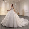 ChicSew Luxurious Illusion Beaded Tulle Wedding Dresses