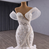 ChicSew Luxurious Beaded Sequin Ball Gown Wedding Dress